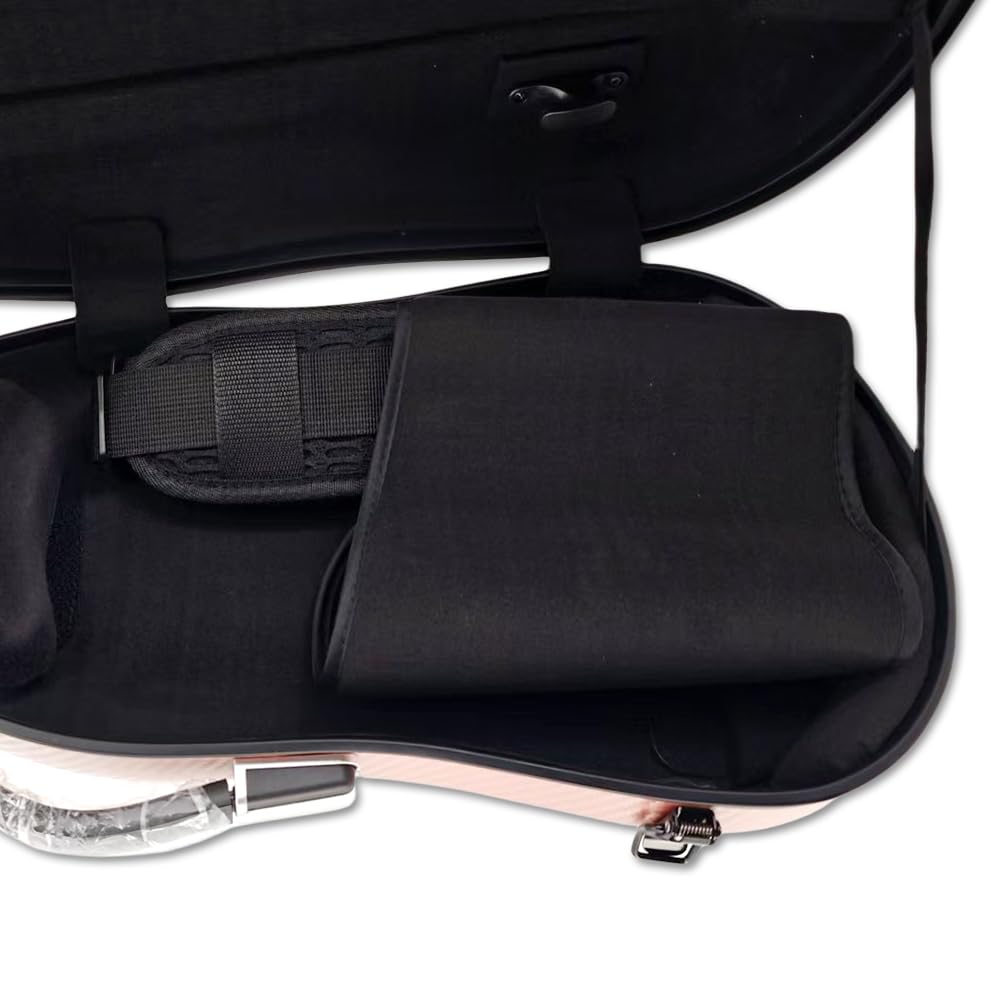 3/4 Full Size Hard Shell Carbon Fiber Violin Case M847406