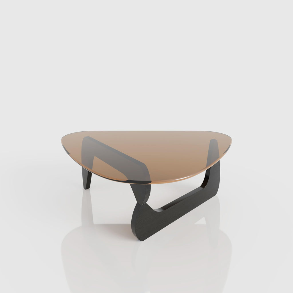 32" Black Tempered Glass Coffee Table W102296