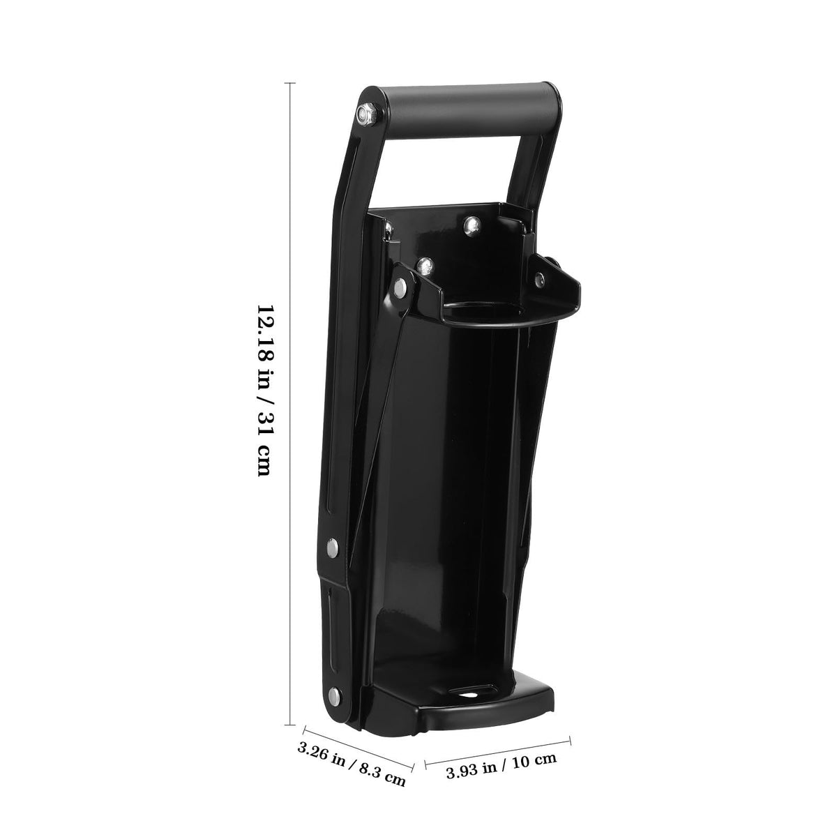 Wall Mounted Stainless Steel Can Crusher with Bottle Opener I57288