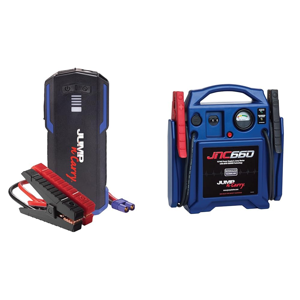 12 Volt Lithium Jump Starter and 1700 Peak Amp Jump Starter U6307