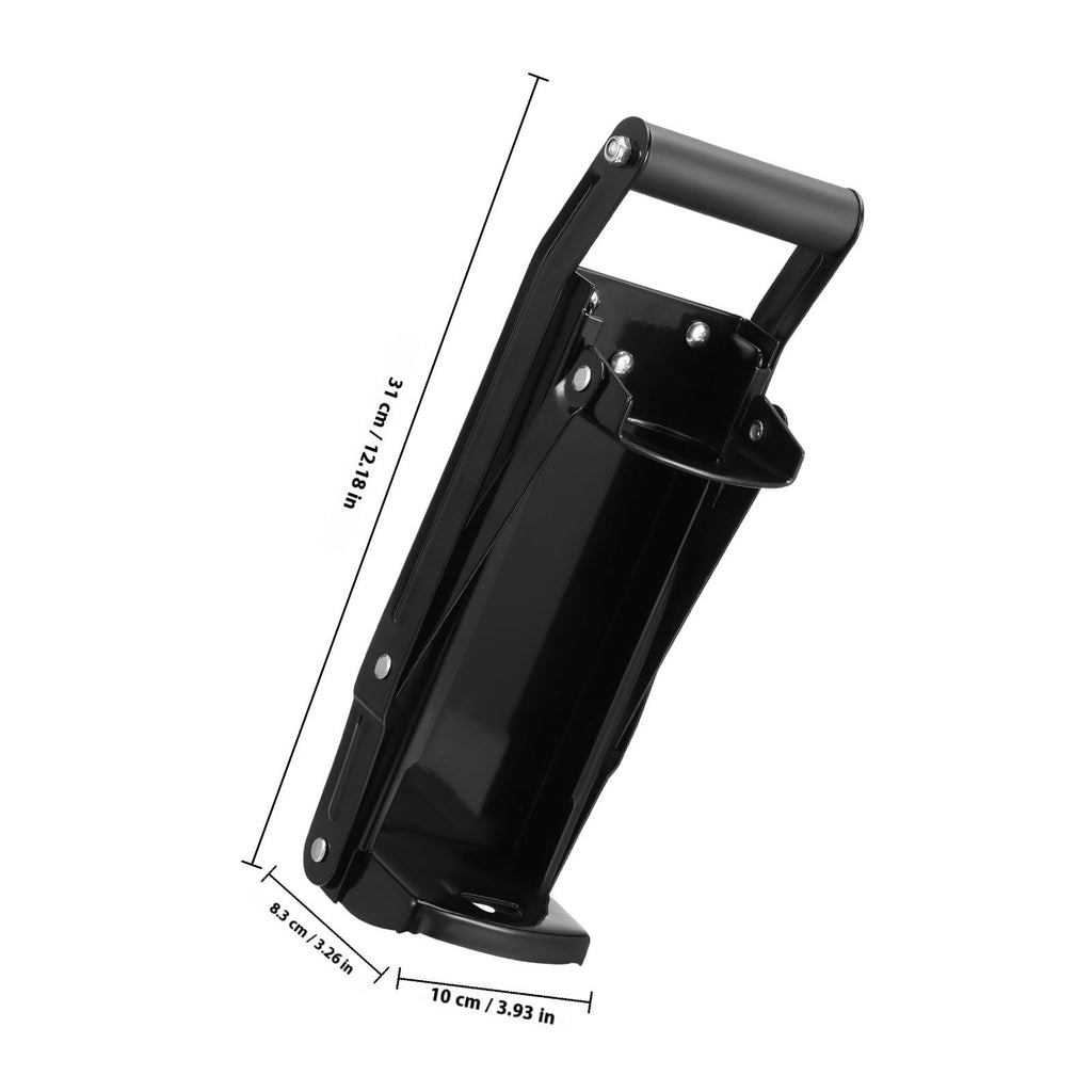 Wall Mounted Stainless Steel Can Crusher with Bottle Opener I57288