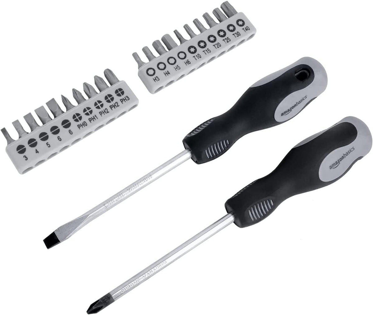 65-Piece Household Hand Tool Kit Set with Storage Case W22565
