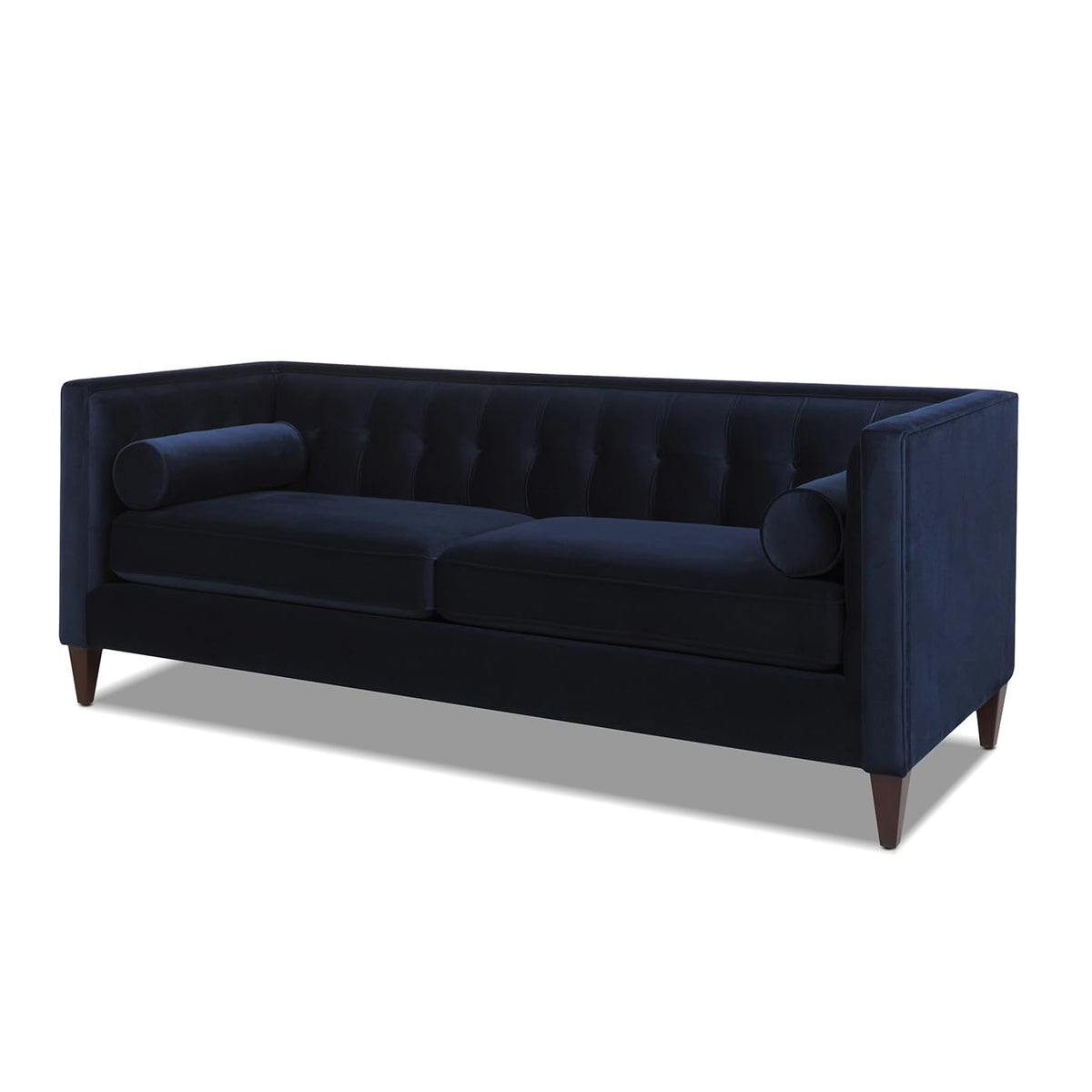 Dark Navy Blue Performance Velvet Tufted Sofa P20208