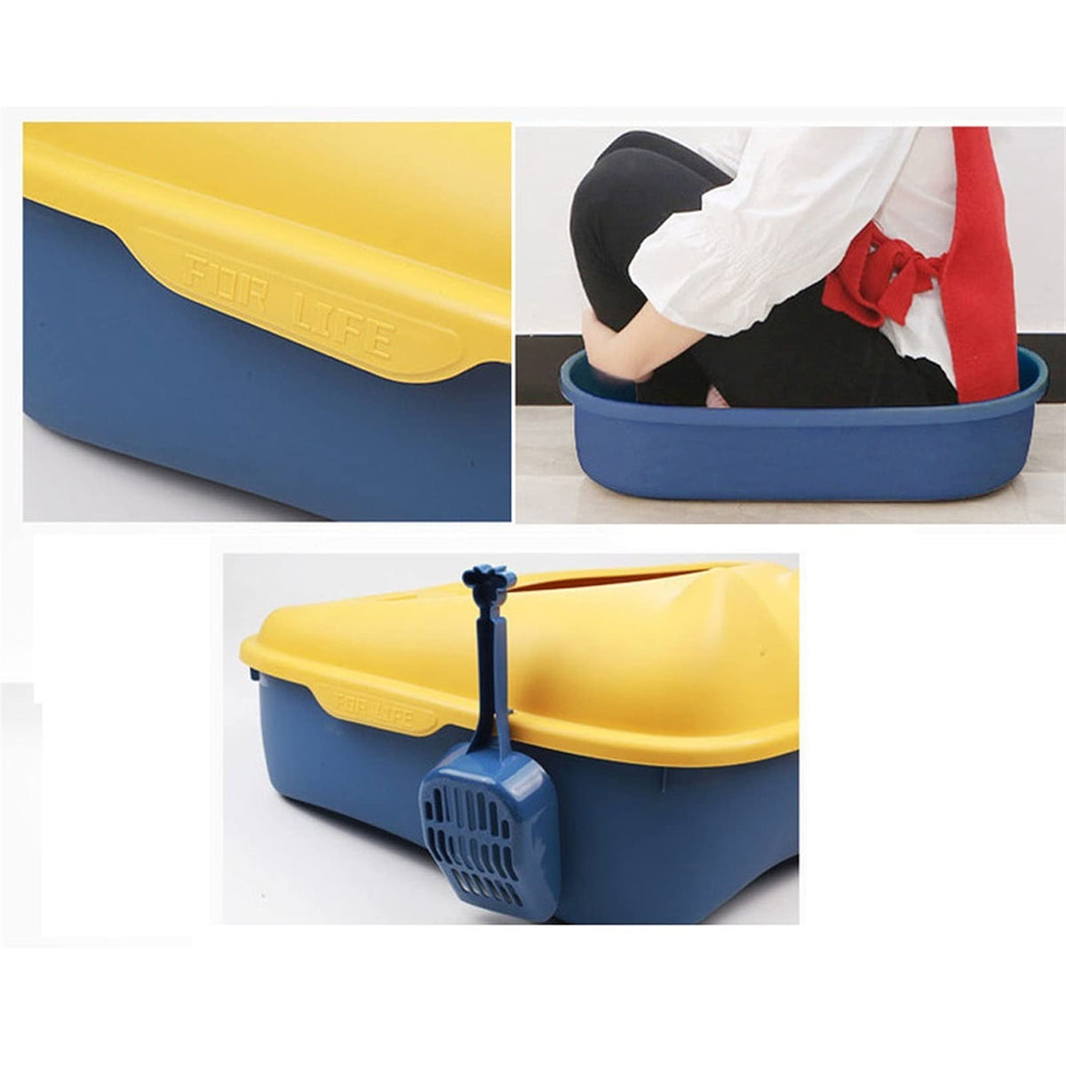 Oversized Cat Litter Tray with Shovel Z164520