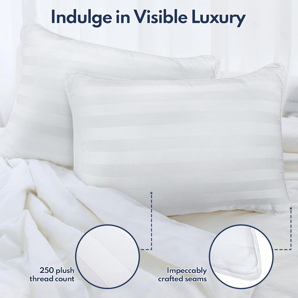 King Size Set of 2 Bed Pillows J34342