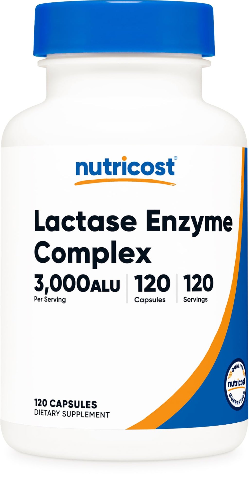 Lactase Enzyme Complex 120 Capsules Gluten-Free Q7030