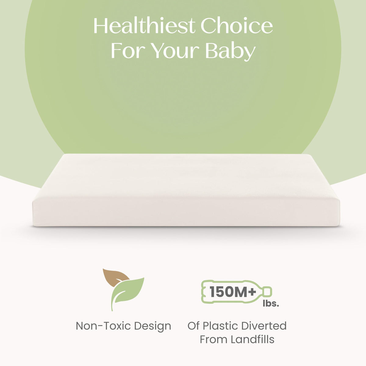 Organic Crib and Toddler Mattress J8779