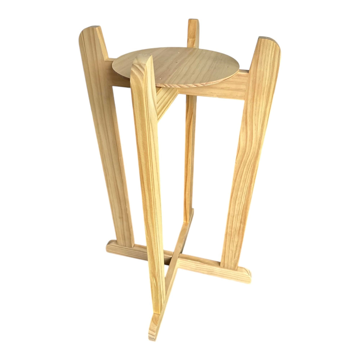 Wood Stand Natural Varnish 27" Y888
