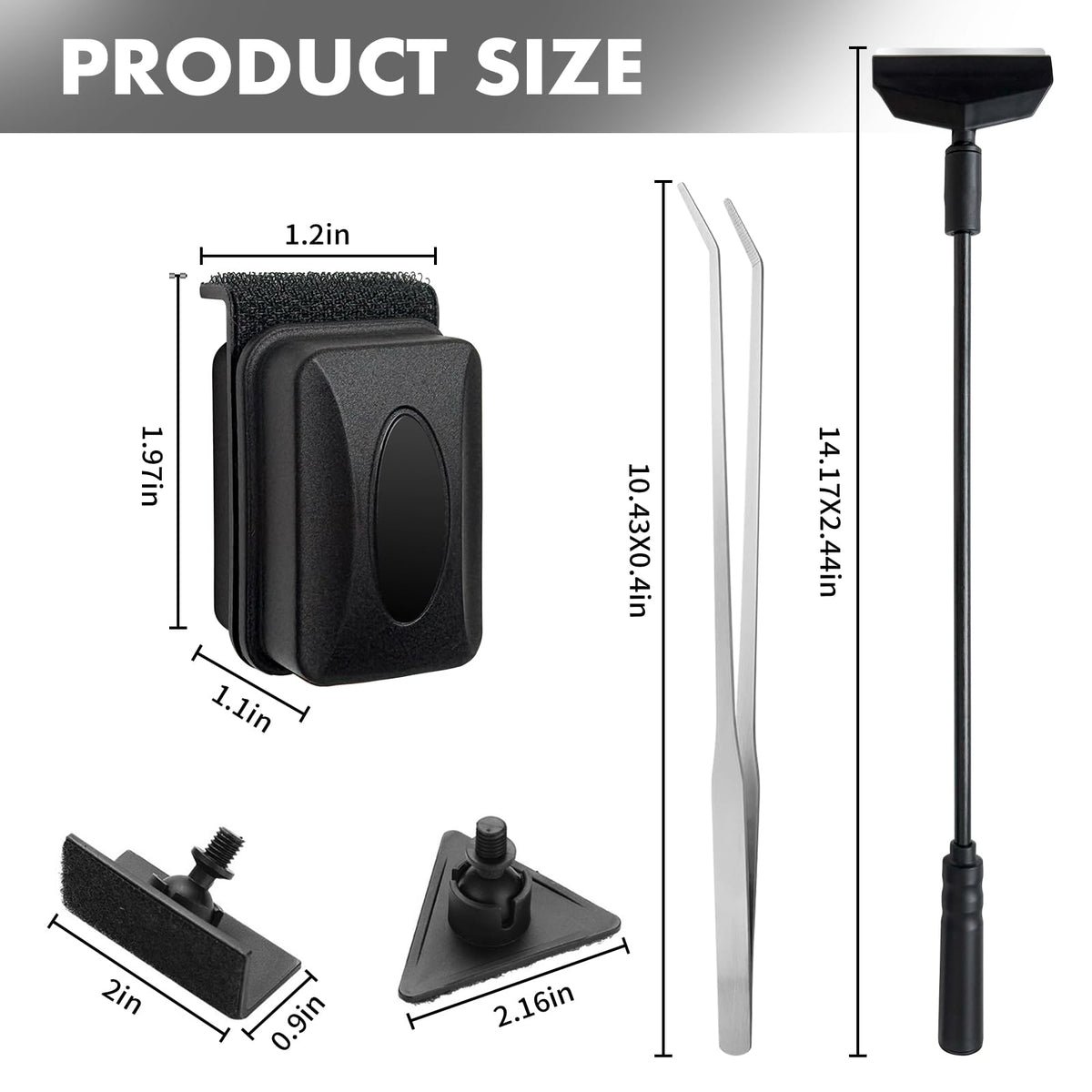 5PCS Small Fish Tank Cleaner Kit D3802