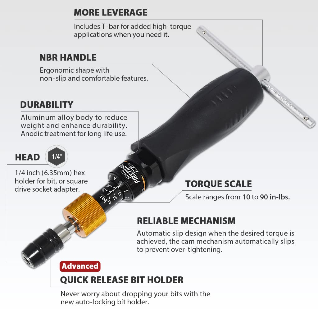 Certified Limiting Torque Screwdriver with T-Handle N329