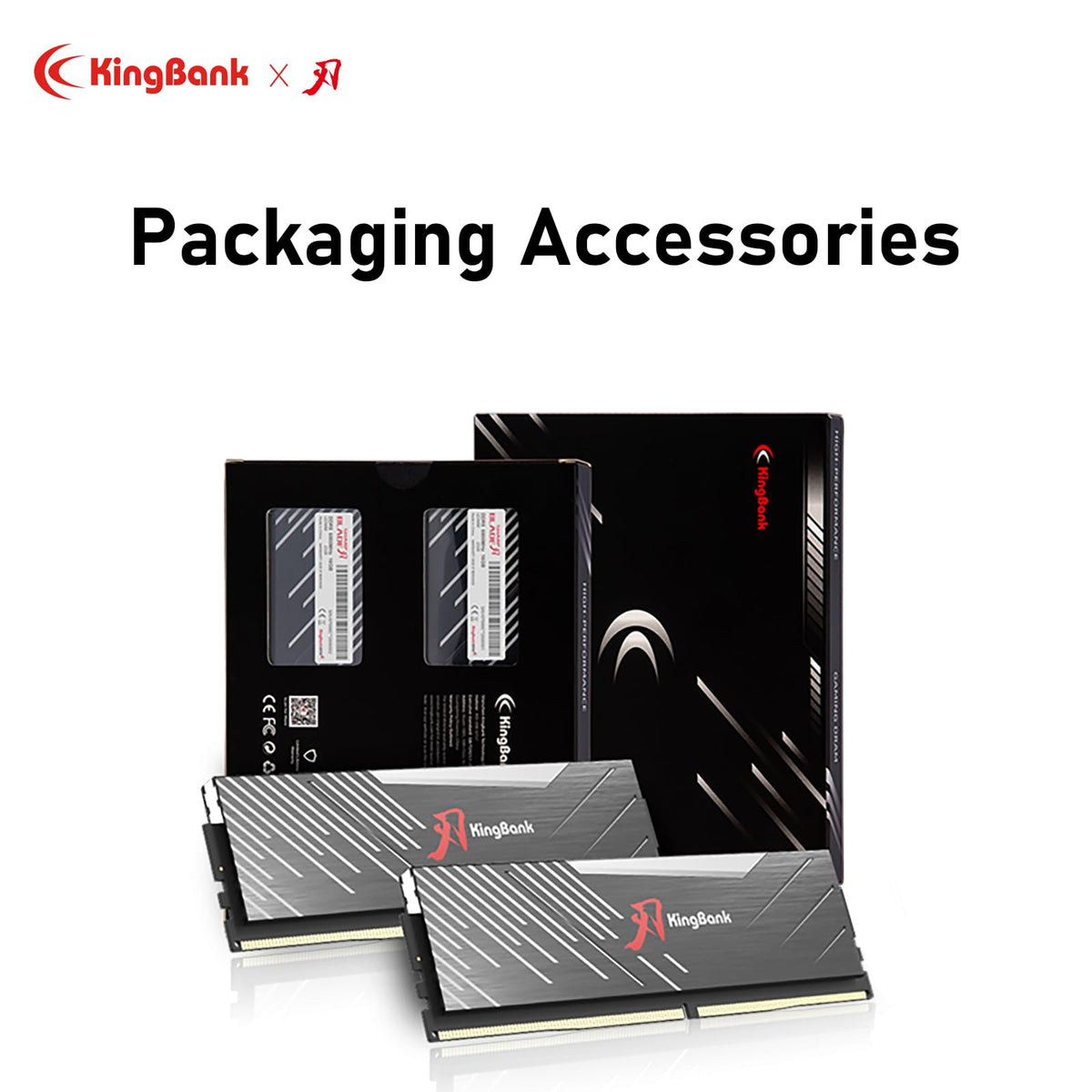 DDR5 32GB (2x16GB) 6400MT/s CL32 Desktop Memory with Heatsink W9286