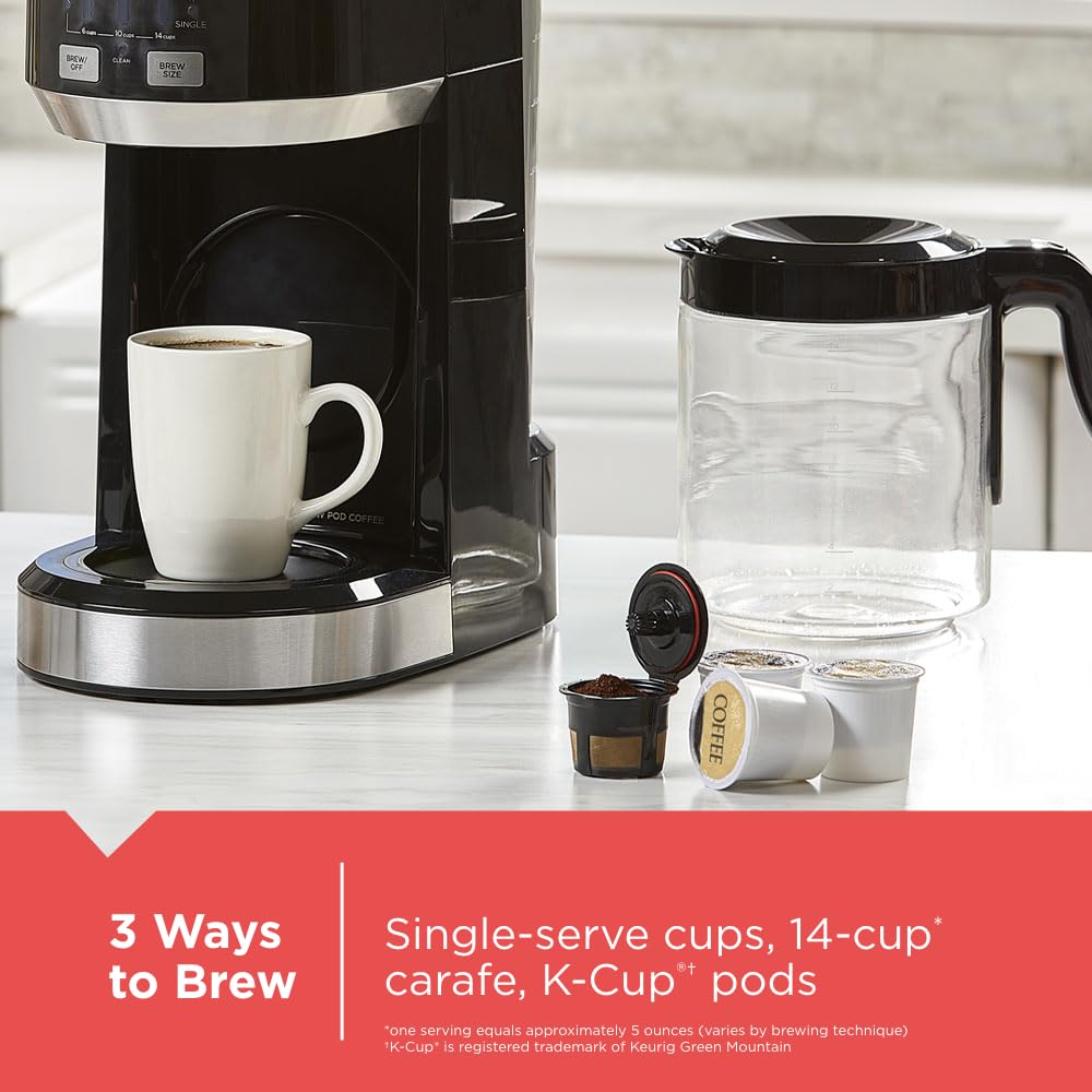 Single-Serve & Carafe Coffee Maker I6736