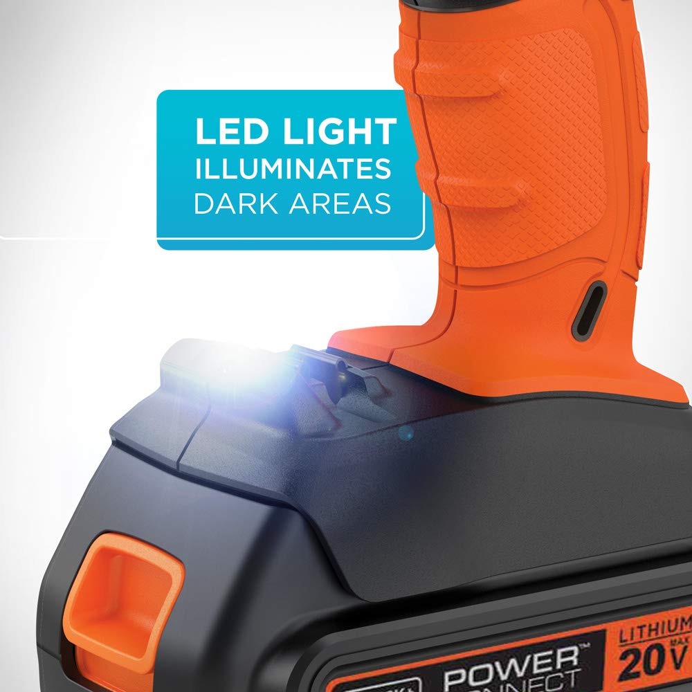 20V MAX Cordless Drill Kit with Battery and Charger O52352