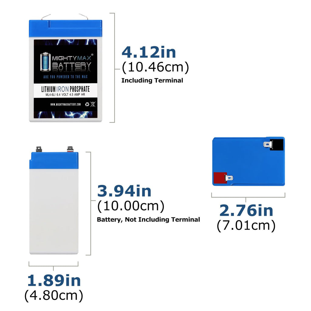 6V 4.5AH Lithium Replacement Battery X76377