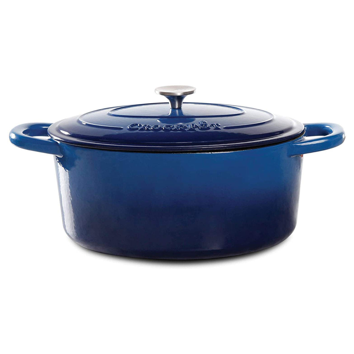 7-Quart Oval Enameled Cast Iron Dutch Oven with Lid C382784