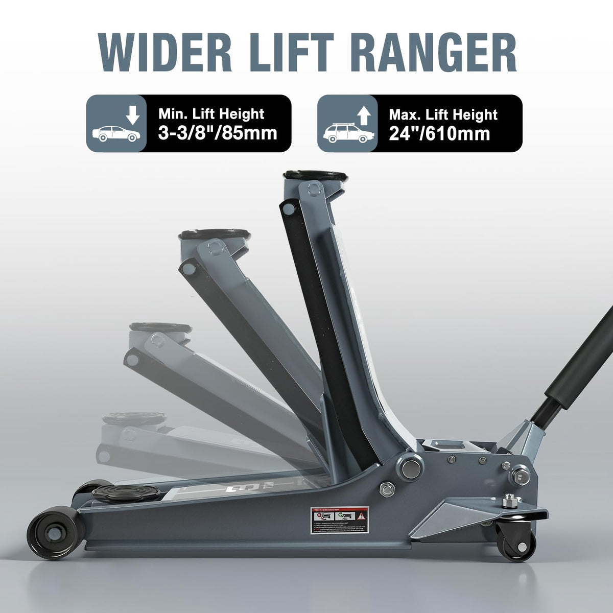 3 Ton Low Profile Hydraulic Floor Jack S2721