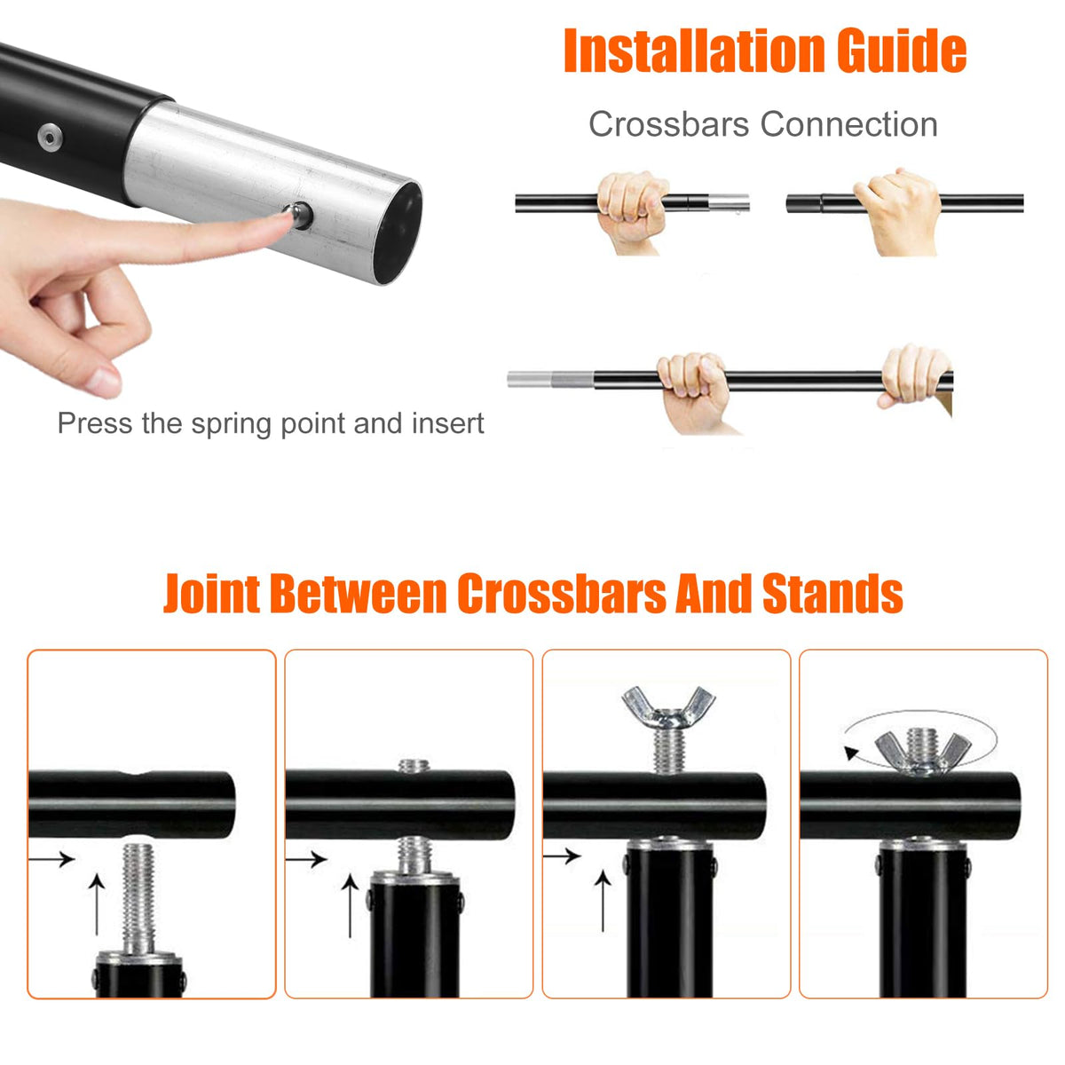 6.5x10FT Portable Backdrop Stand Kit with 4 Steel Clamps Carrying Bag O679558
