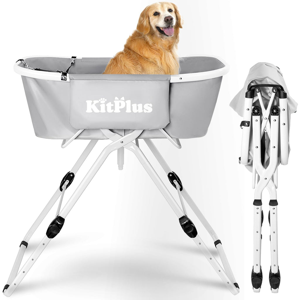 Portable 5 Height Adjustable Dog Bathtub I876
