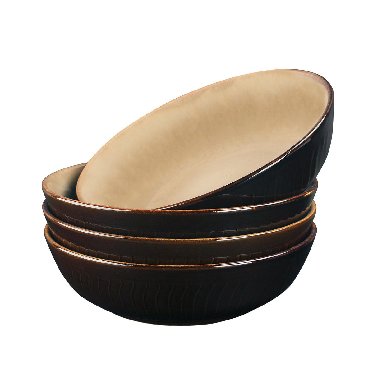 44 Ounce Ceramic Bowl Set of 4 O902