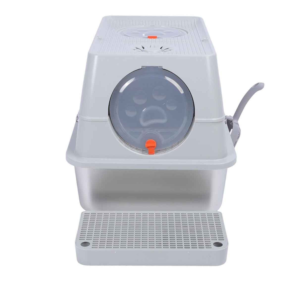 Enclosed Stainless Steel Extra Large Cat Litter Box Y1658