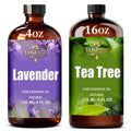 Lavender 4 Fl Oz and Tea Tree 16 Fl Oz Essential Oil B69090