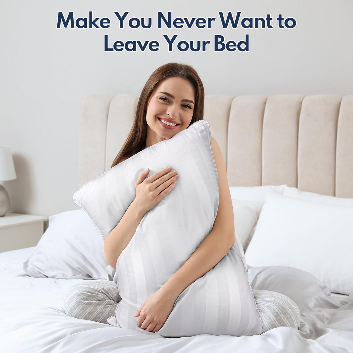 King Size Set of 2 Bed Pillows J34342