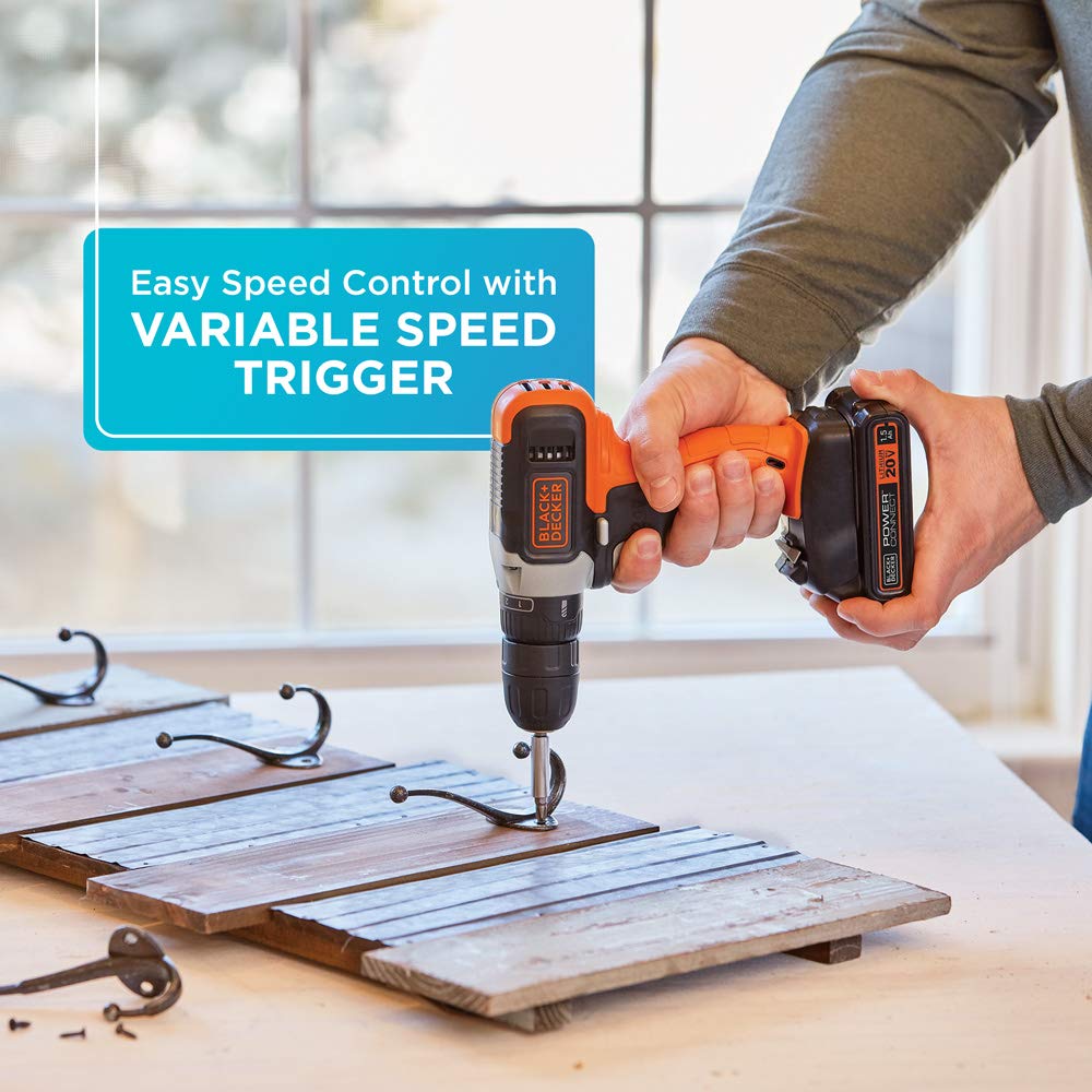20V MAX Cordless Drill Kit with Battery and Charger O52352