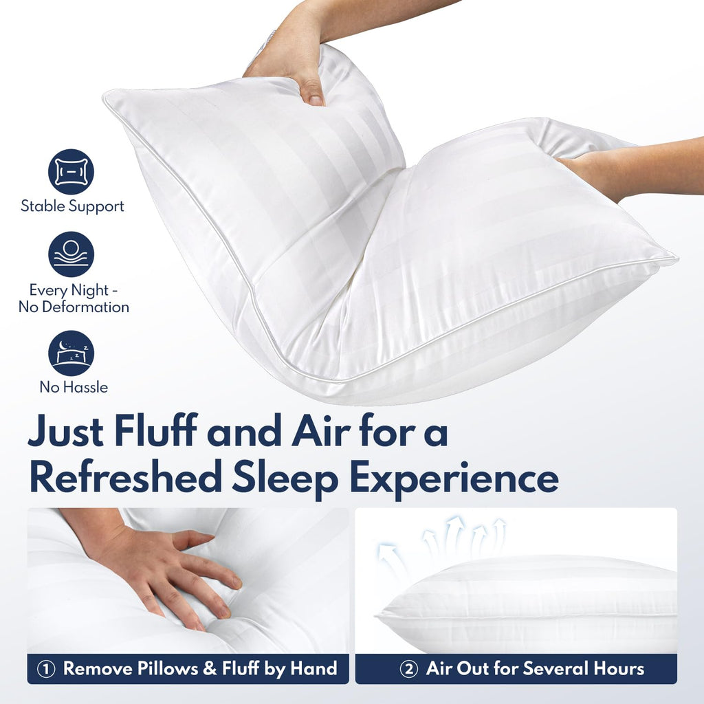 King Size Set of 2 Bed Pillows J34342