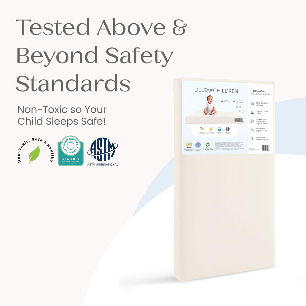 Organic Crib and Toddler Mattress J8779