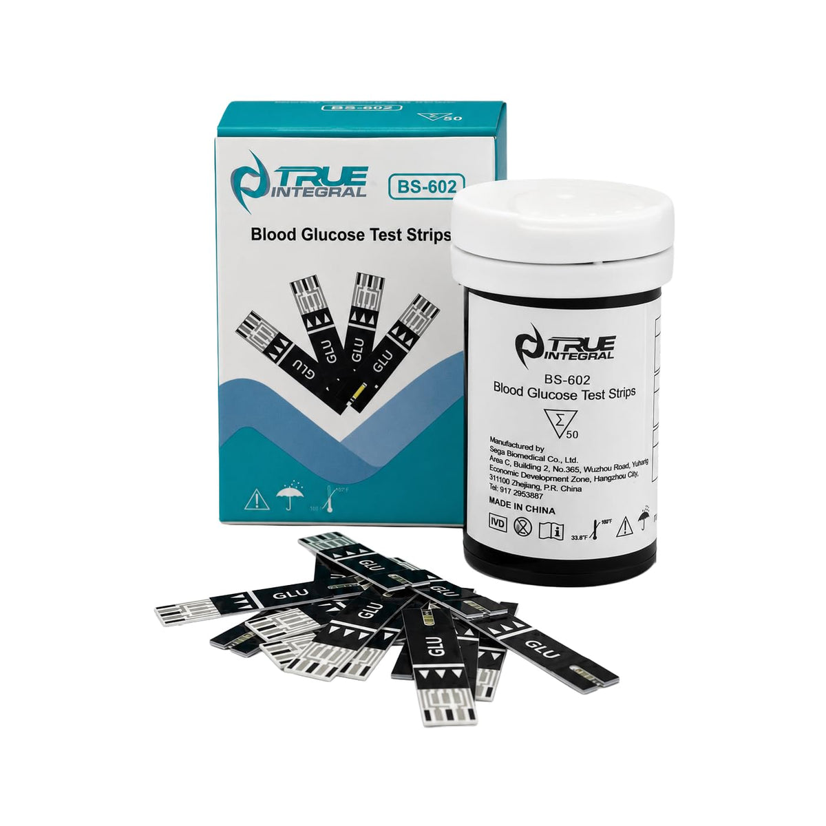 Blood Glucose Test Strips, 50 Count D3147