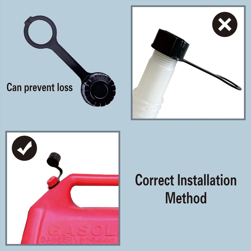 Gas Can Spouts with Vent Cap for 1 2 5 Gallon N693808