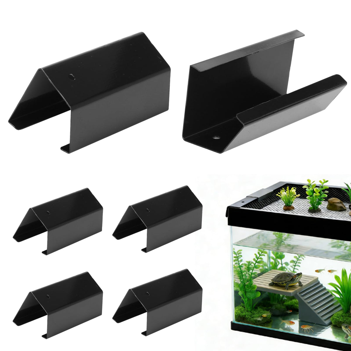 Heavy Duty Screen Clips for Reptile Terrarium Covers P99581