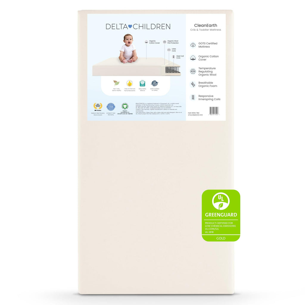 Organic Crib and Toddler Mattress J8779