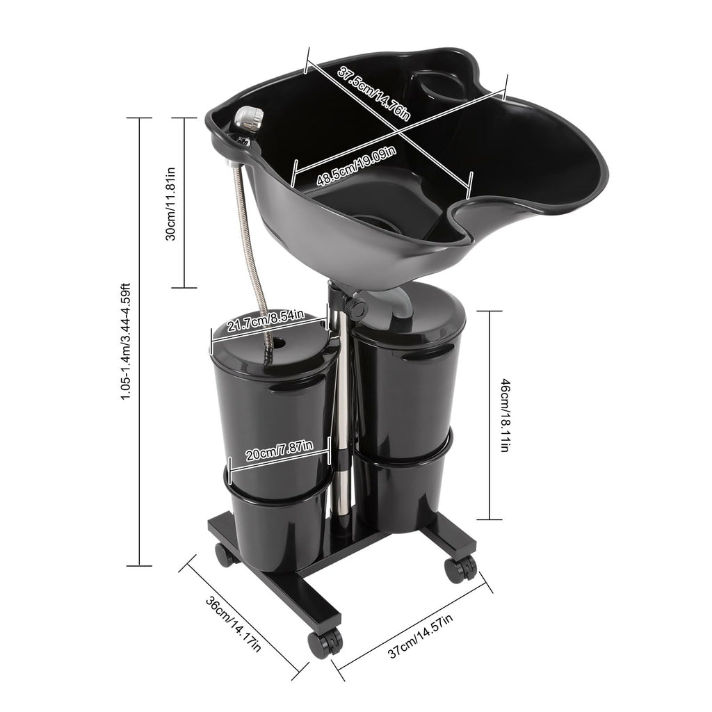 Portable Shampoo Bowl with Electric Pump J825514