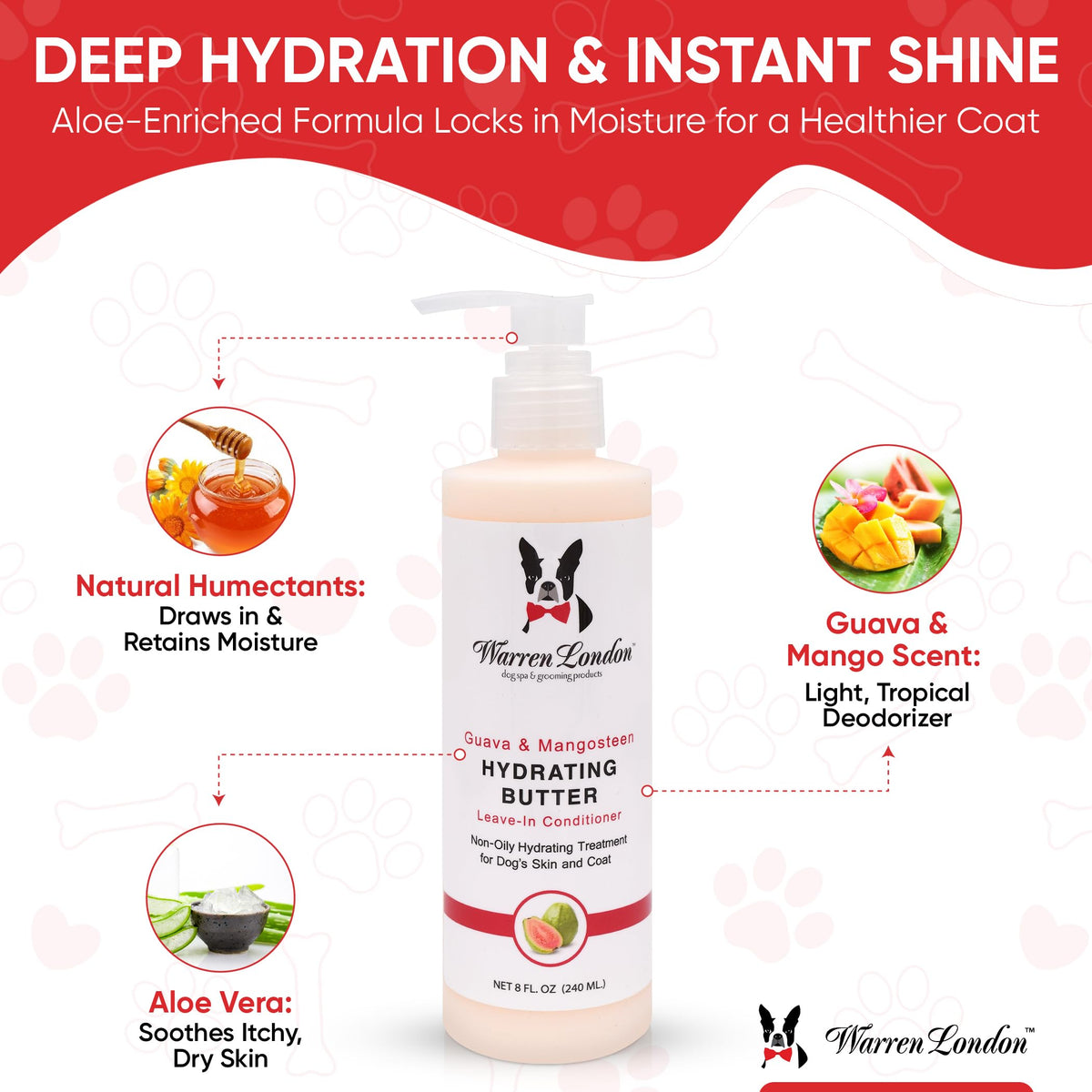 Hydrating Leave in Dog Conditioner 8oz N24209