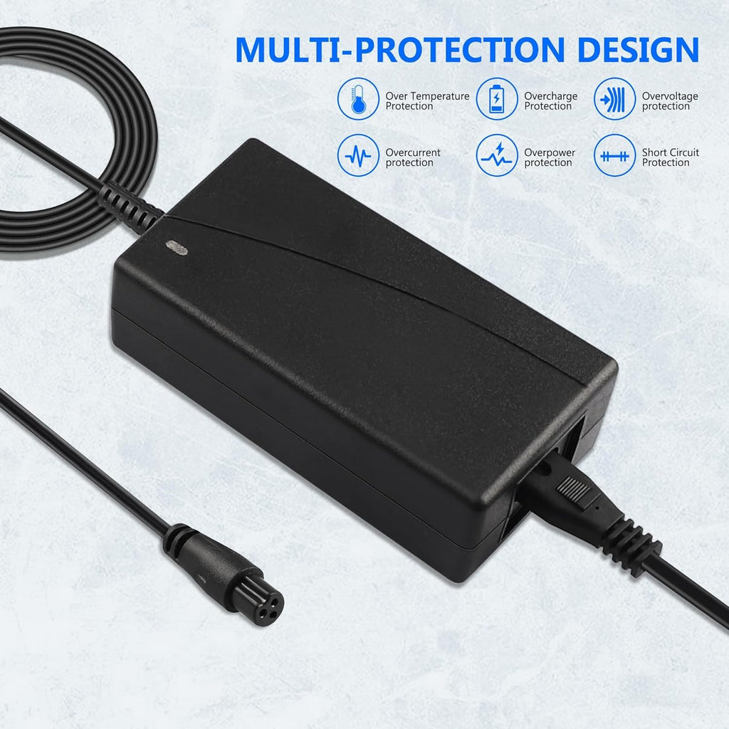 42V 2A Power Adapter with 3-Prong Inline Connector D7002