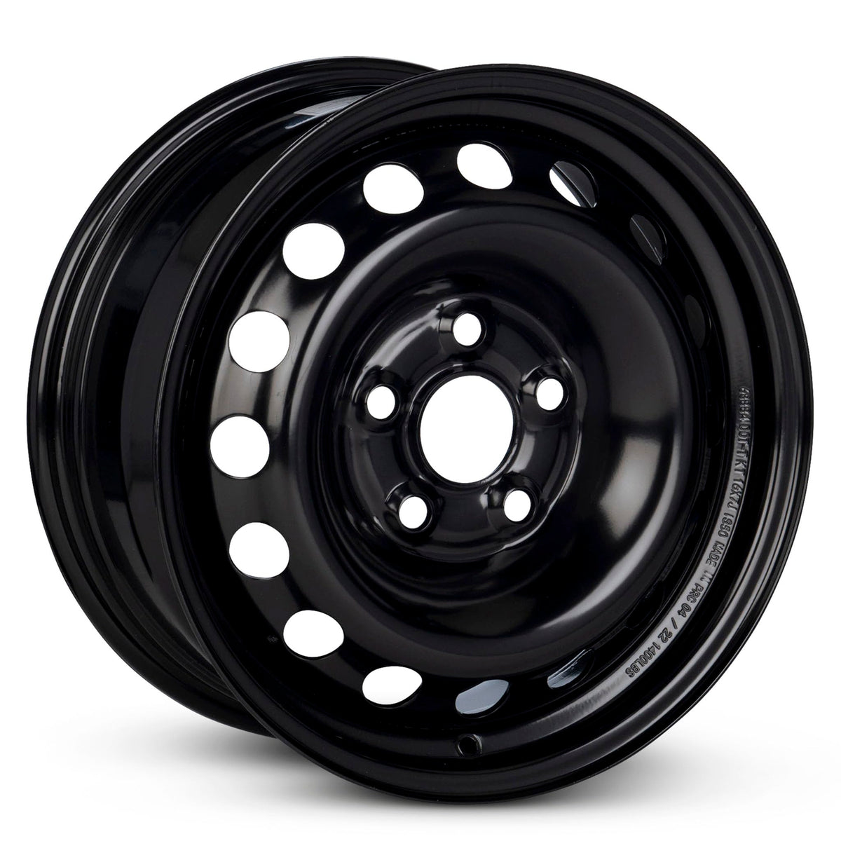 16 Inch Black Steel Rim Q87472