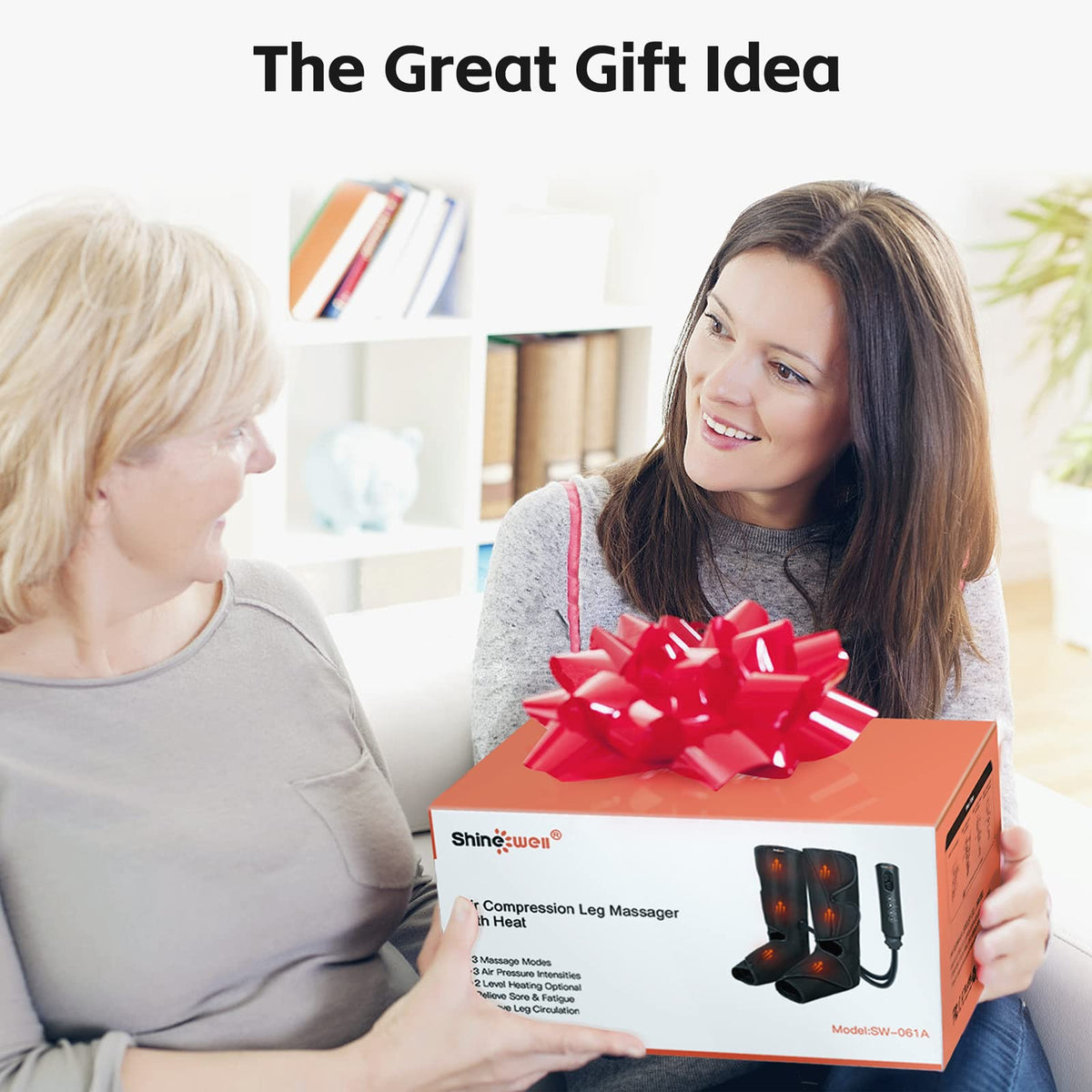 Air Compression Leg Massager with Heat E868061