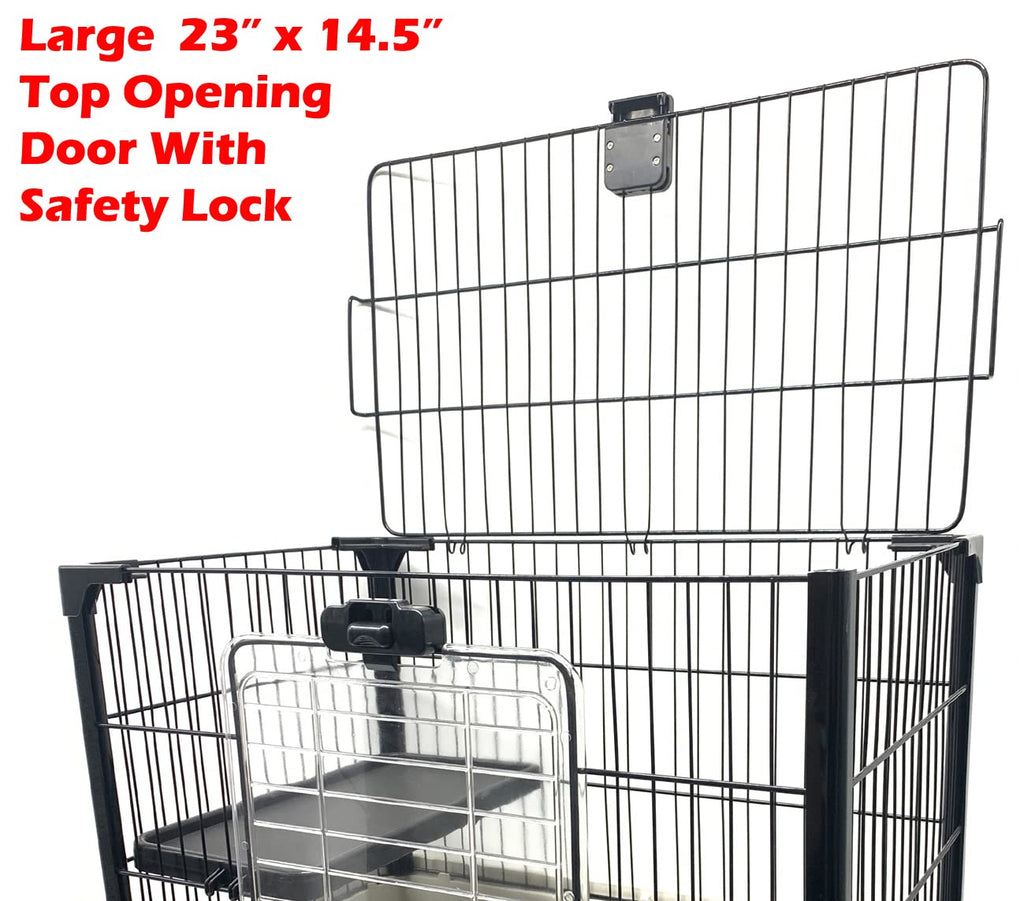 2-Level Rabbit Hutch Guinea Pigs Cage J50626