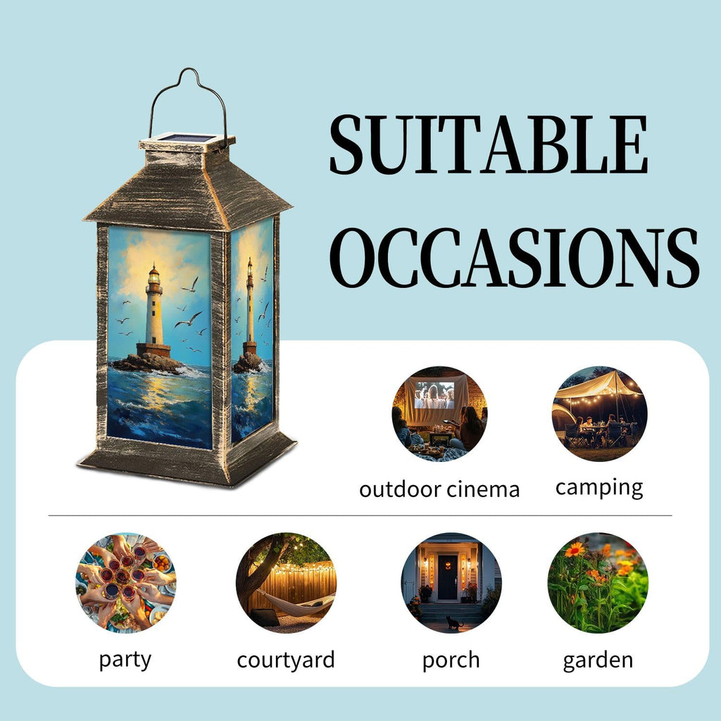Waterproof Solar Powered Hanging Lantern S799809