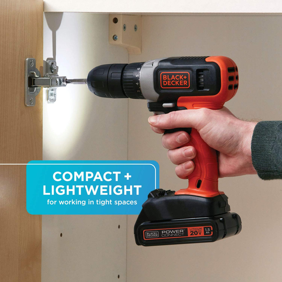 20V MAX Cordless Drill Kit with Battery and Charger O52352