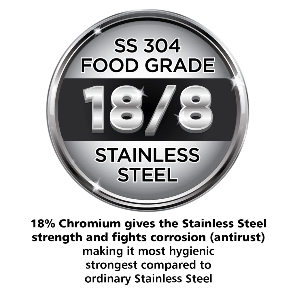 Stainless Steel Pressure Cooker, 2 Liter, Silver N126324