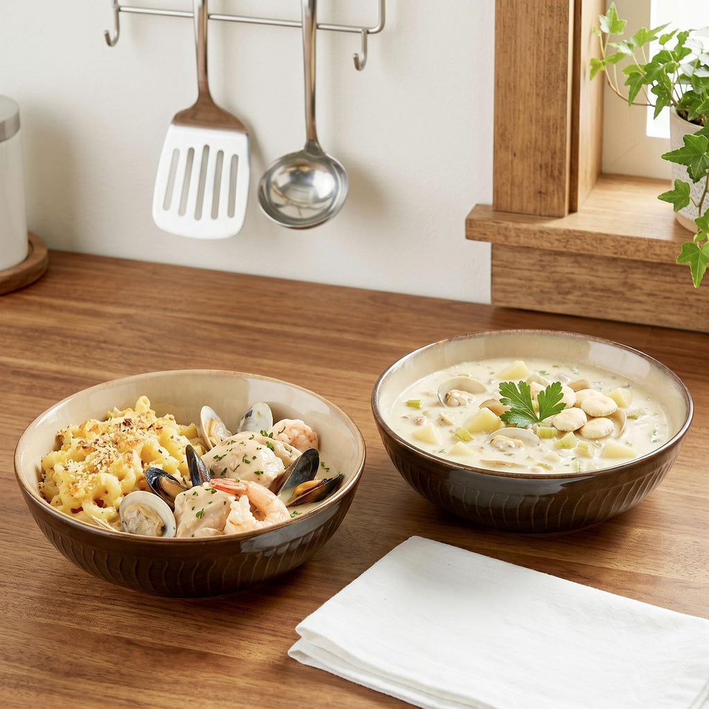 44 Ounce Ceramic Bowl Set of 4 O902