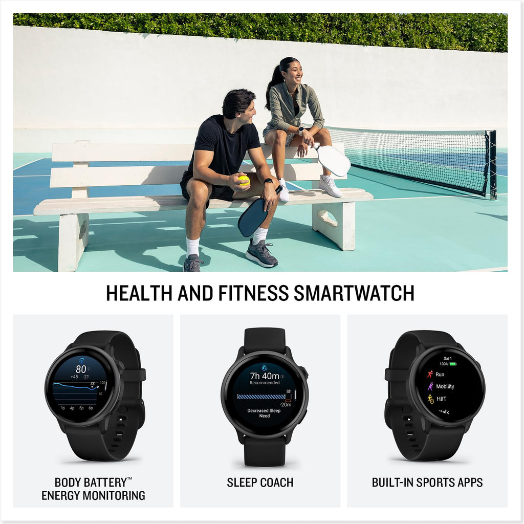 Health & Fitness GPS Smartwatch 42mm Slate M27357