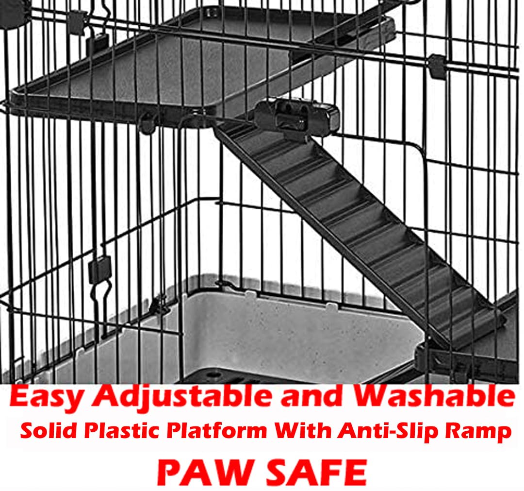 2-Level Rabbit Hutch Guinea Pigs Cage J50626