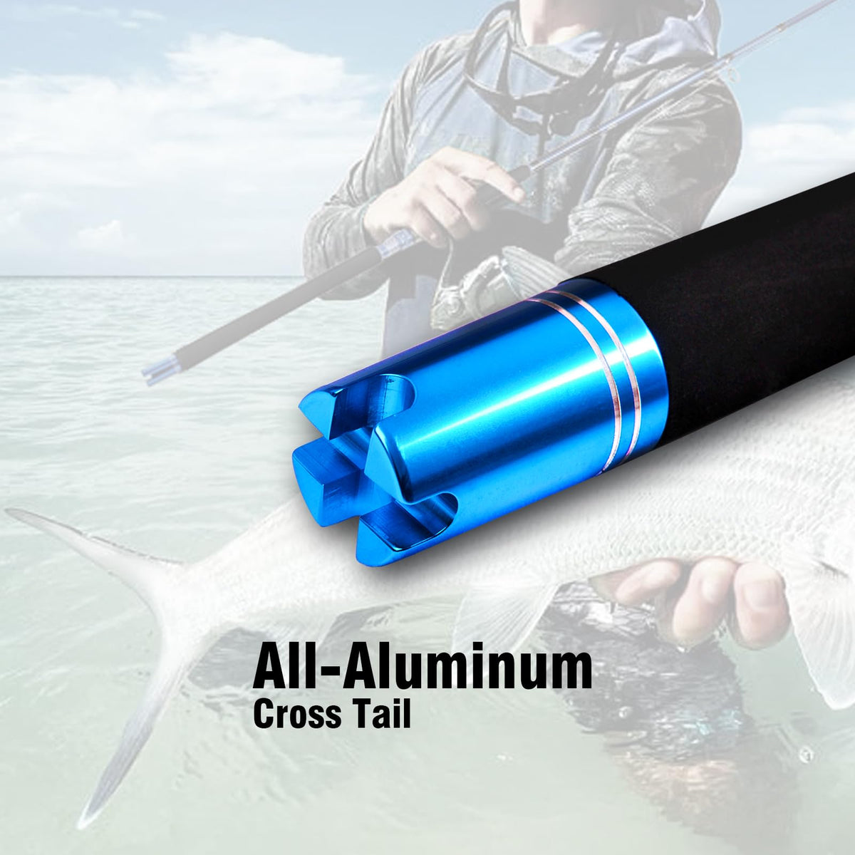 2-Piece Saltwater Spinning Fishing Rod S325