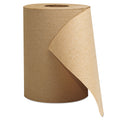 Brown 1-Ply Hardwound Roll Towels 8-Inch x 300 ft 12 Rolls Z17499