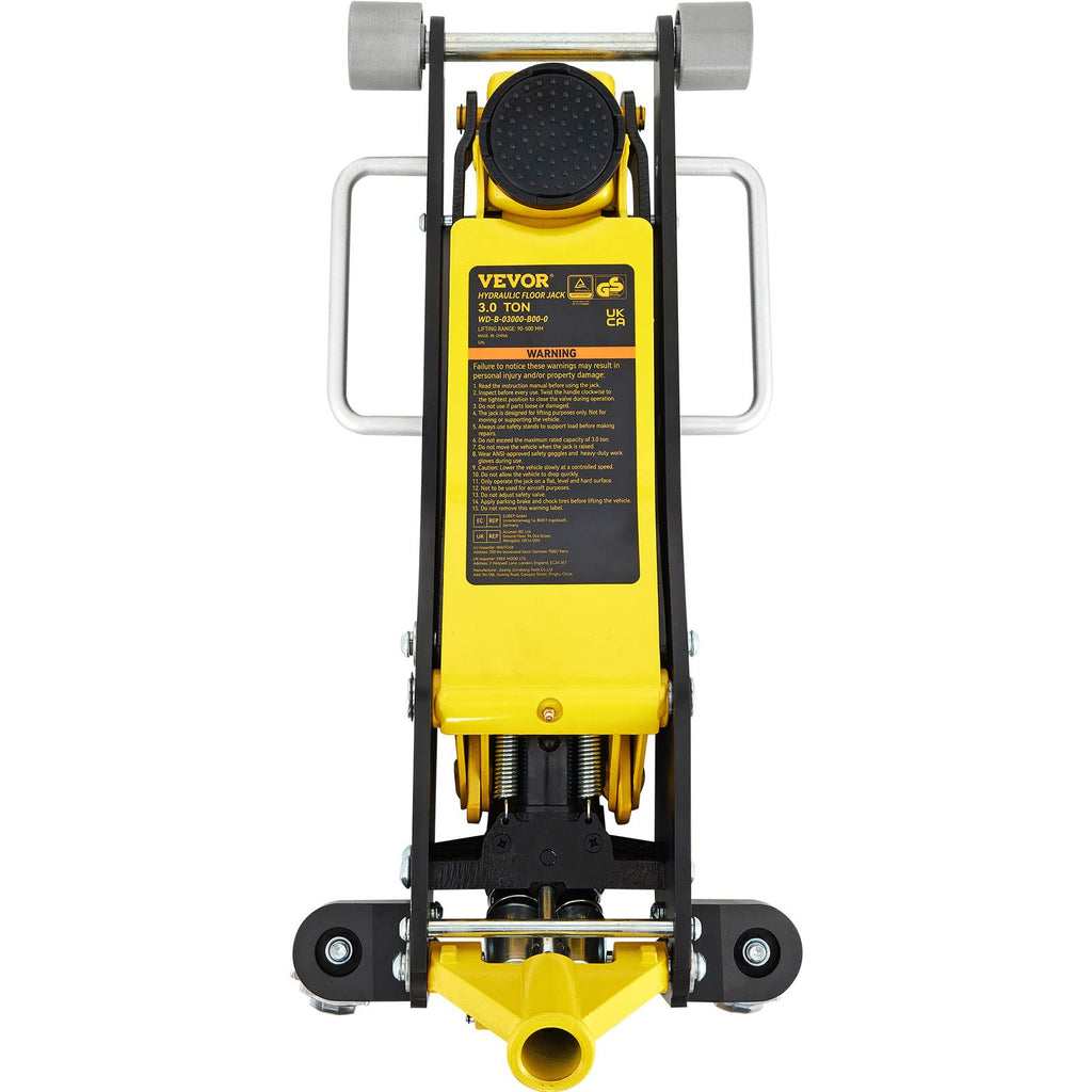 3 Ton Low Profile Aluminum Steel Floor Jack W228628