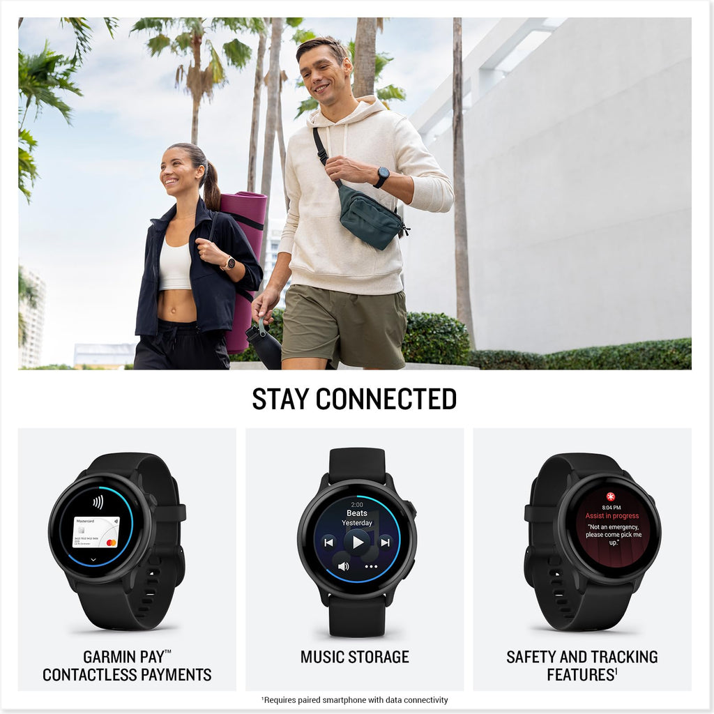 Health & Fitness GPS Smartwatch 42mm Slate M27357