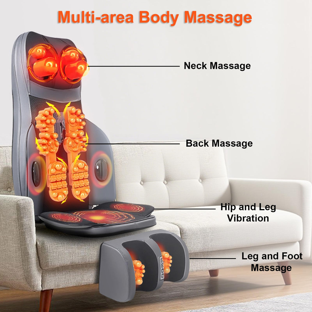 Shiatsu Back Massager with Heat H45743